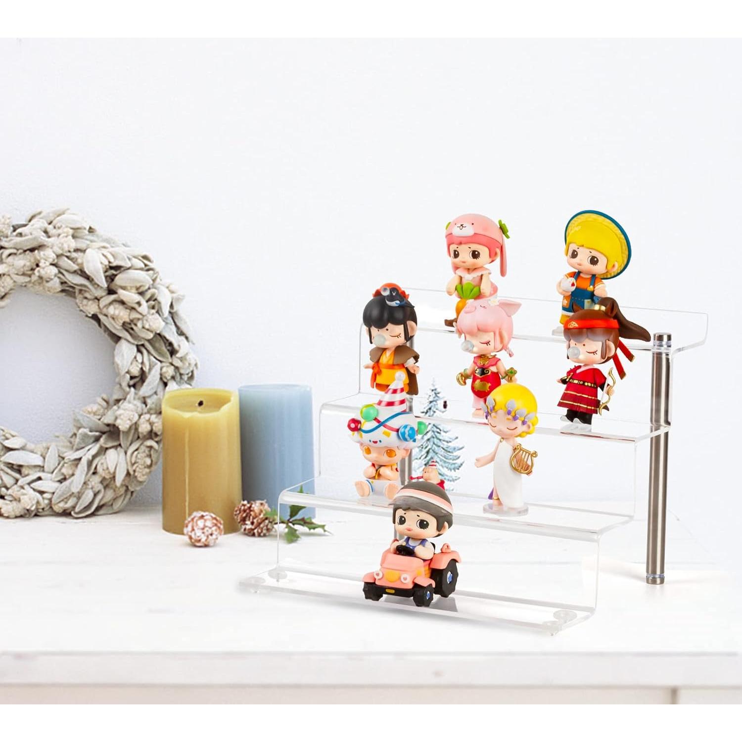 Soporte de Exhibición Acrílico LileZbox 4 Niveles 22.86x15.24cm