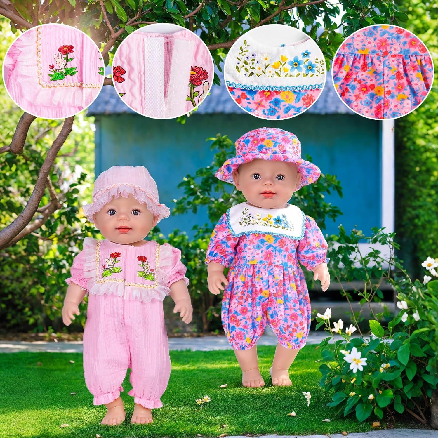 6 Conjuntos de Ropa para Muñecas 35-40 cm WONDOLL - Vestidos y Accesorios