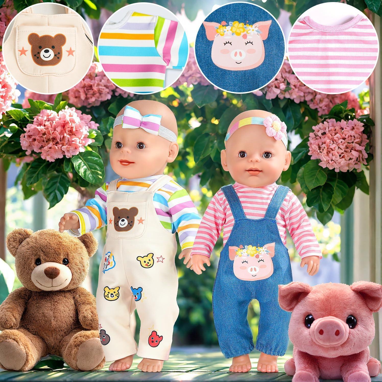 6 Conjuntos de Ropa para Muñecas 35-40 cm WONDOLL - Vestidos y Accesorios