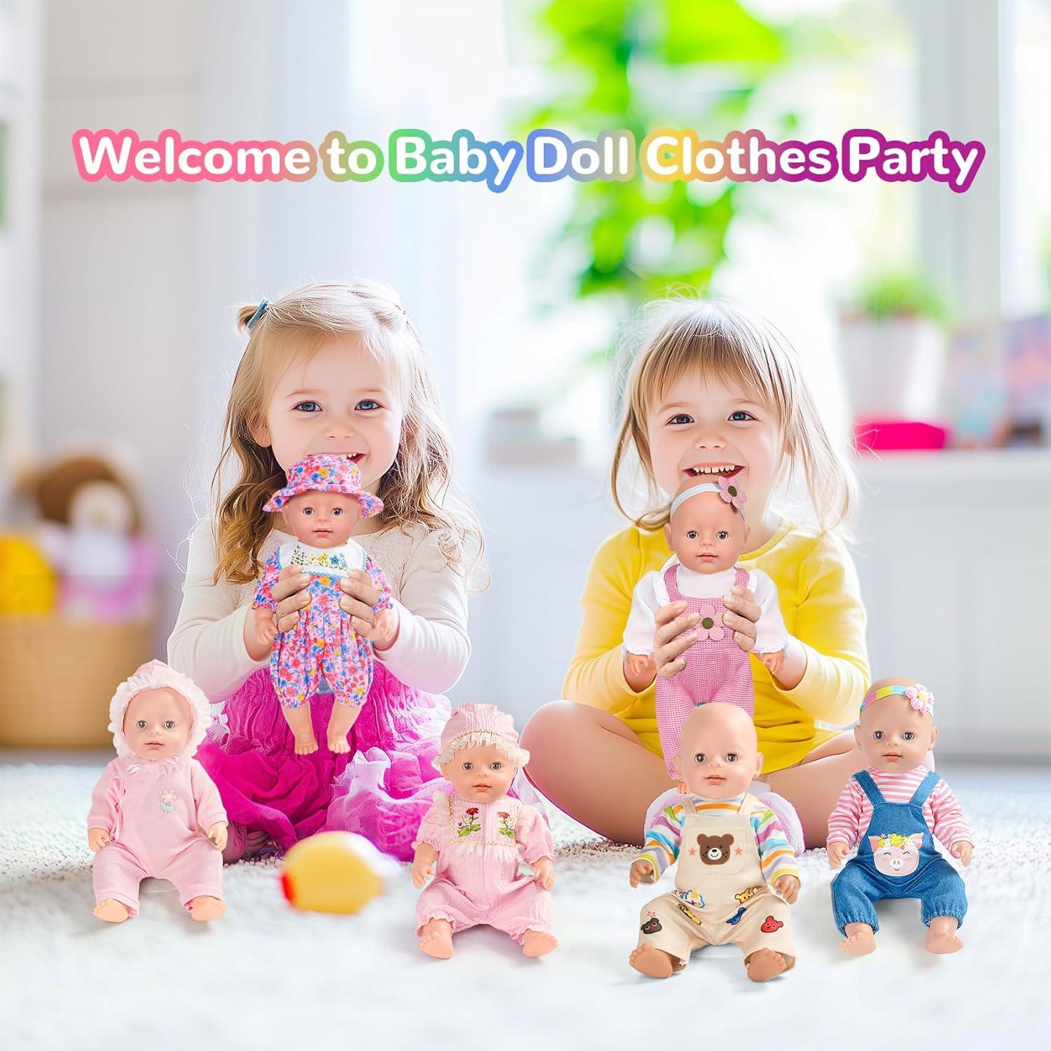 6 Conjuntos de Ropa para Muñecas 35-40 cm WONDOLL - Vestidos y Accesorios