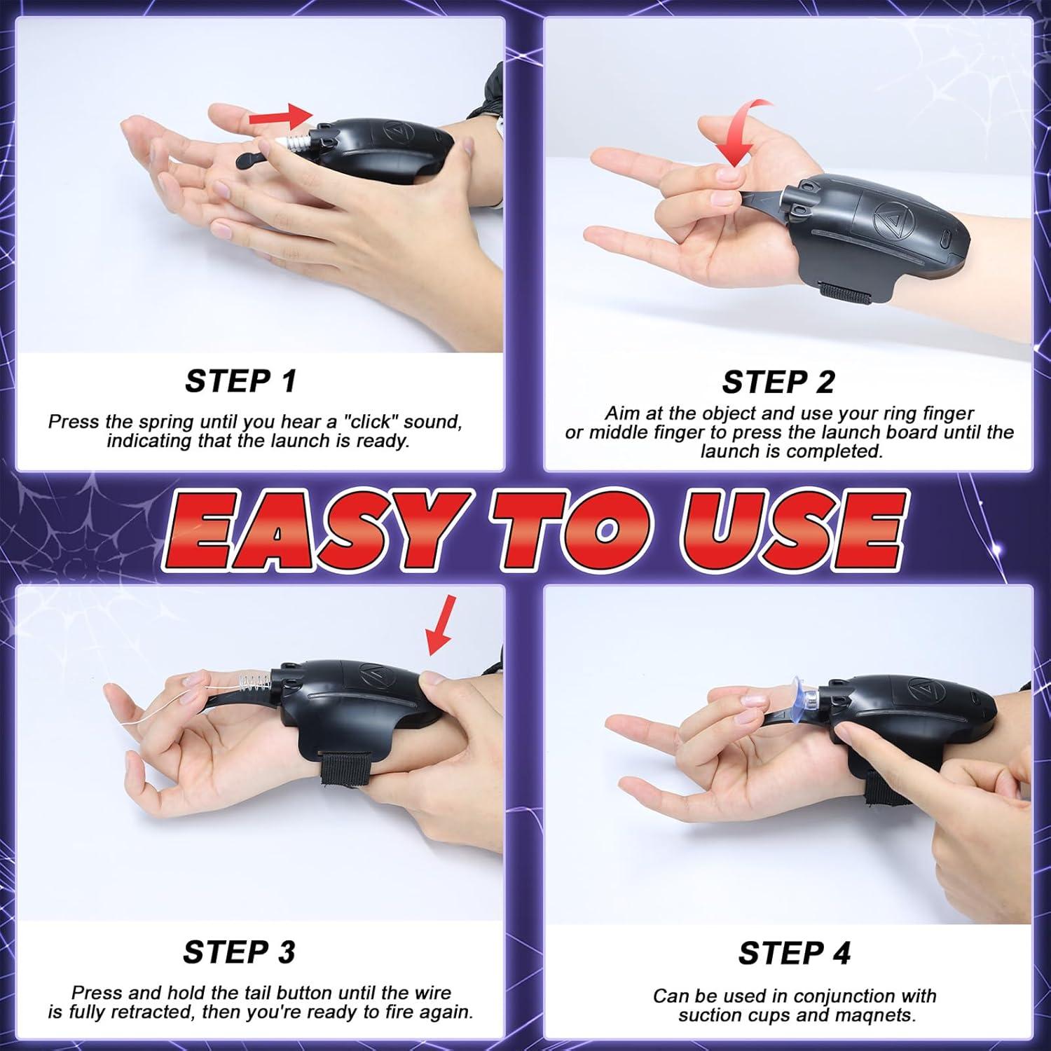 Lanzador de Telarañas Spider 2.0 Preympia para Niños 2.6m