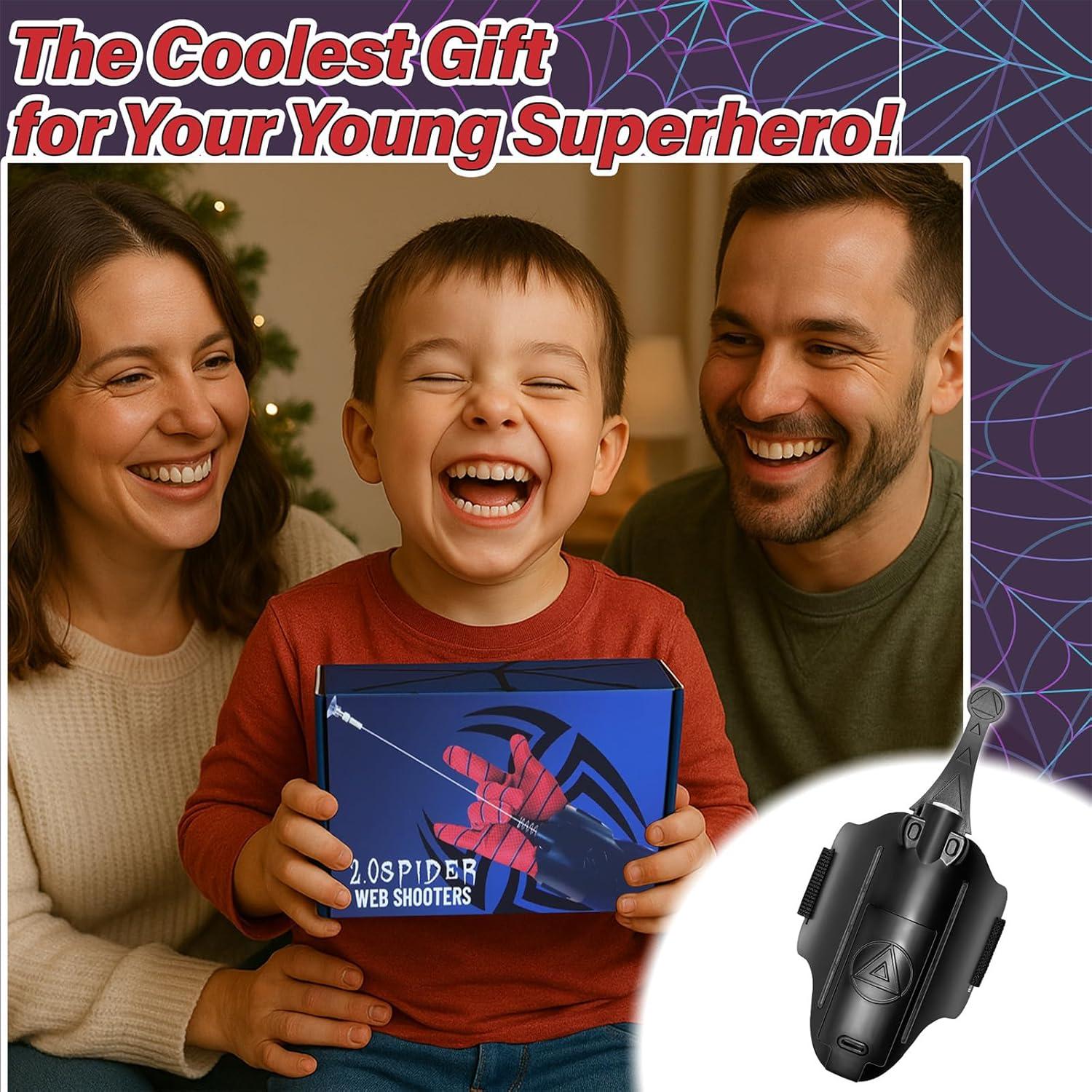 Lanzador de Telarañas Spider 2.0 Preympia para Niños 2.6m