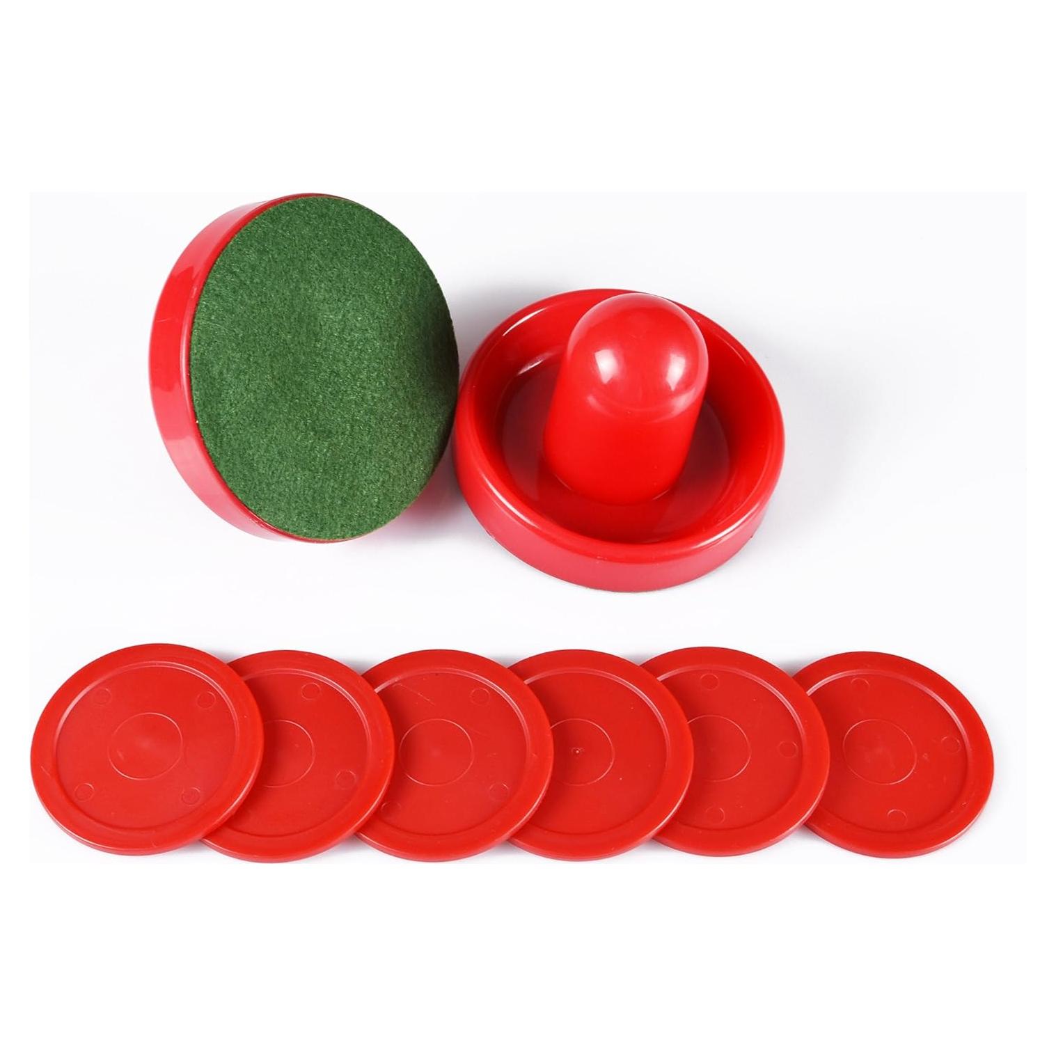 Pucks de Reemplazo Rojos East Eagle para Air Hockey - 6 Piezas