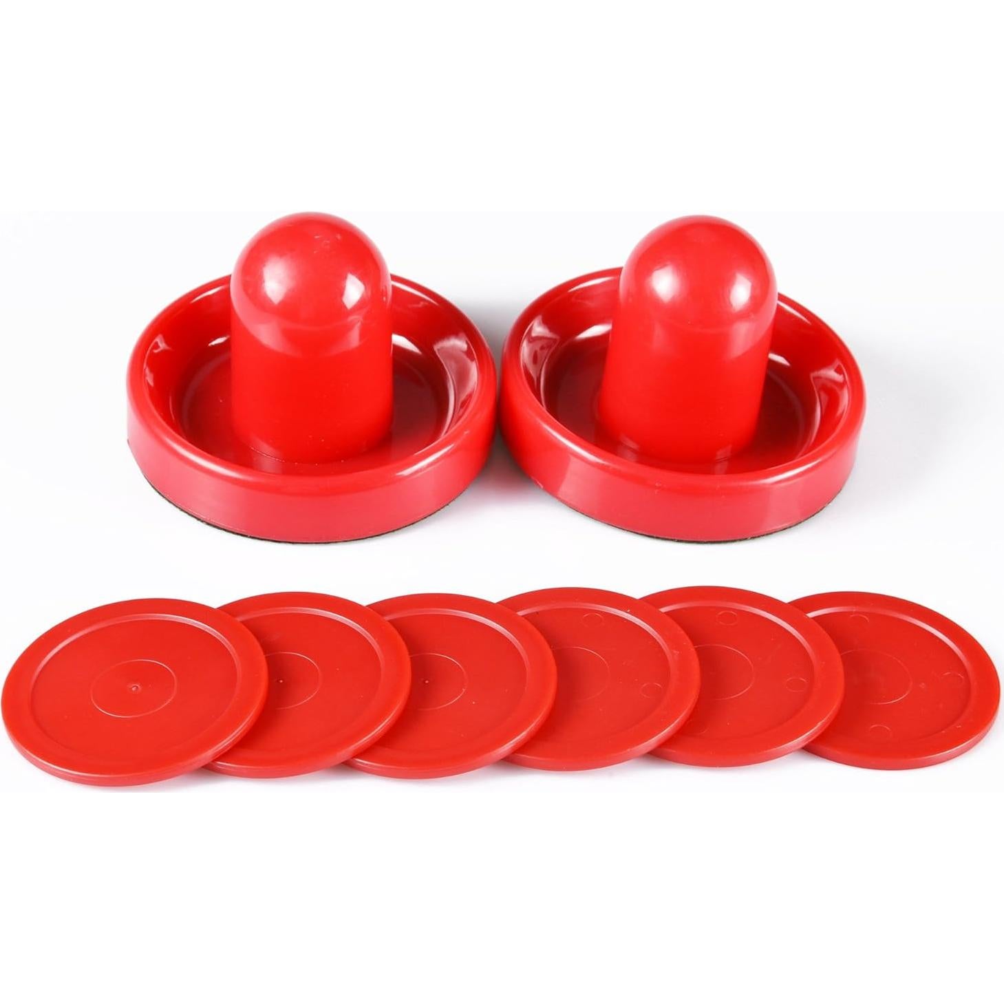 Pucks de Reemplazo Rojos East Eagle para Air Hockey - 6 Piezas