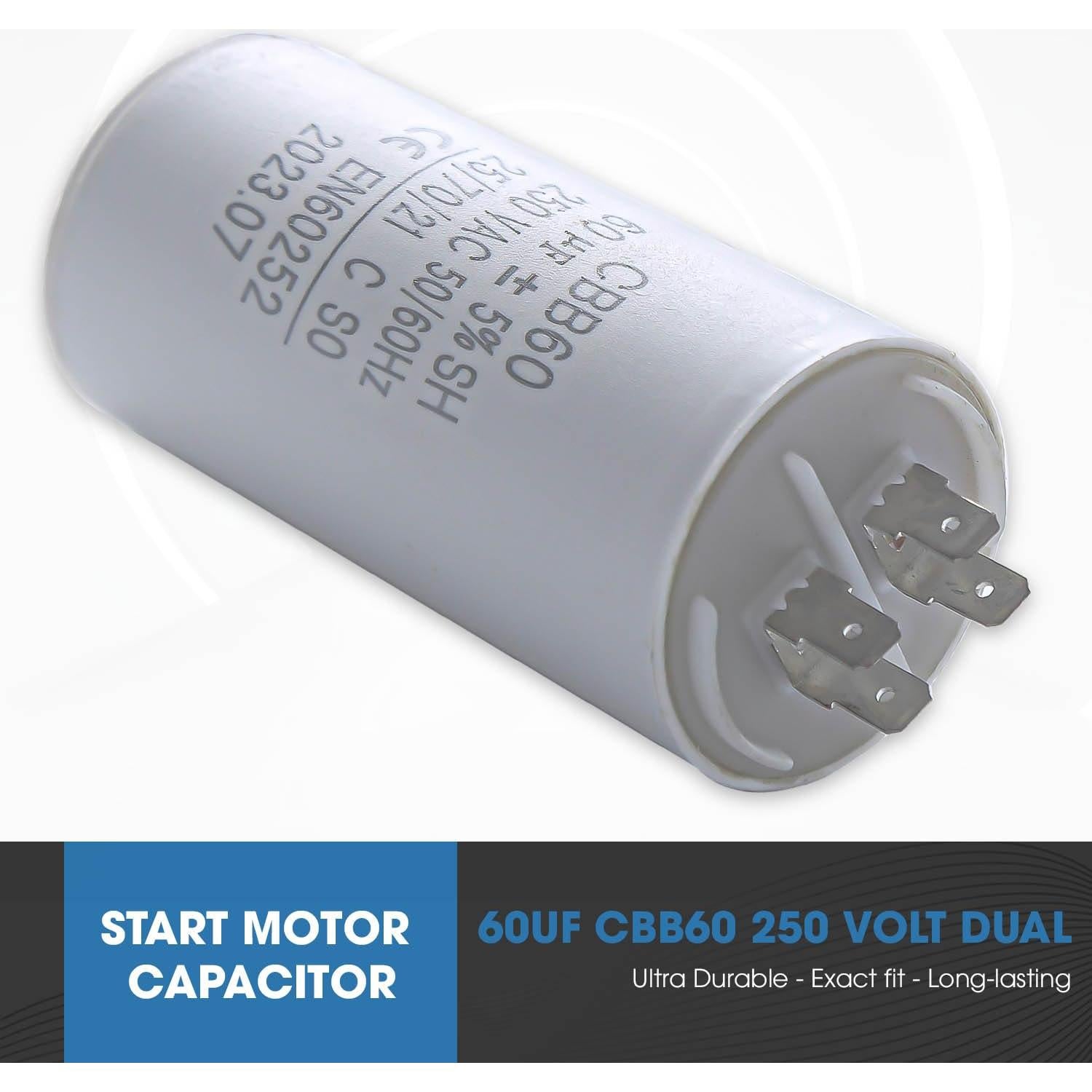 Capacitor de Arranque Seentech CBB60 60 µF para Motores CA