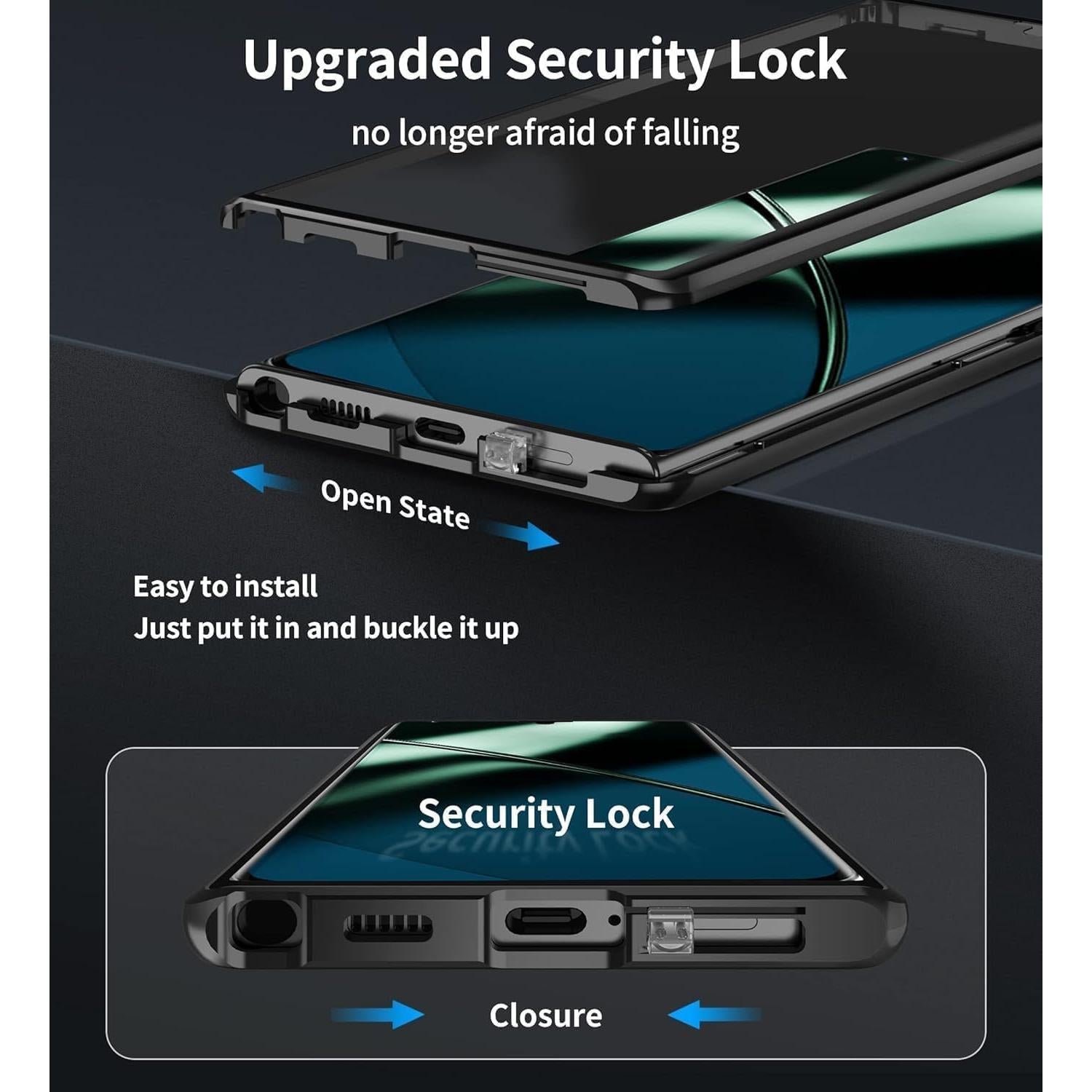 Funda Magnética QUIETIP para Huawei Pura 70 - Vidrio Templado