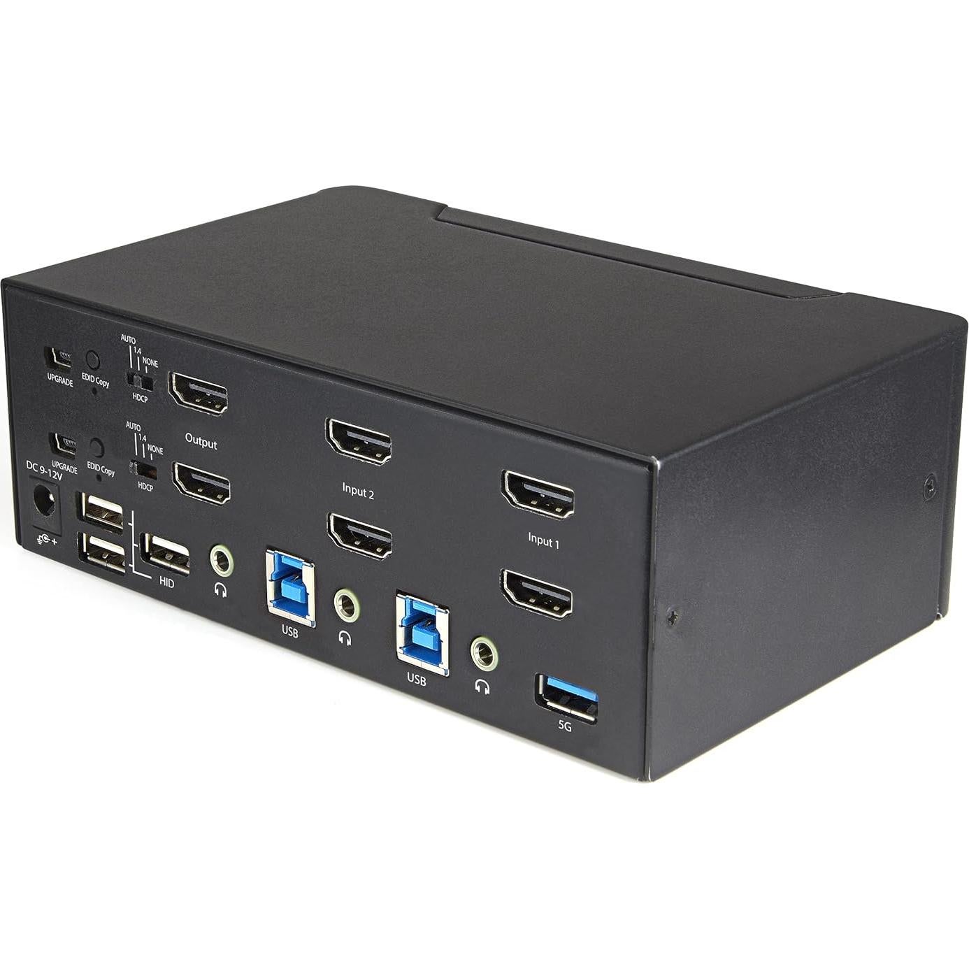 Interruptor KVM Doble Monitor HDMI 4K StarTech.com 2 Puertos