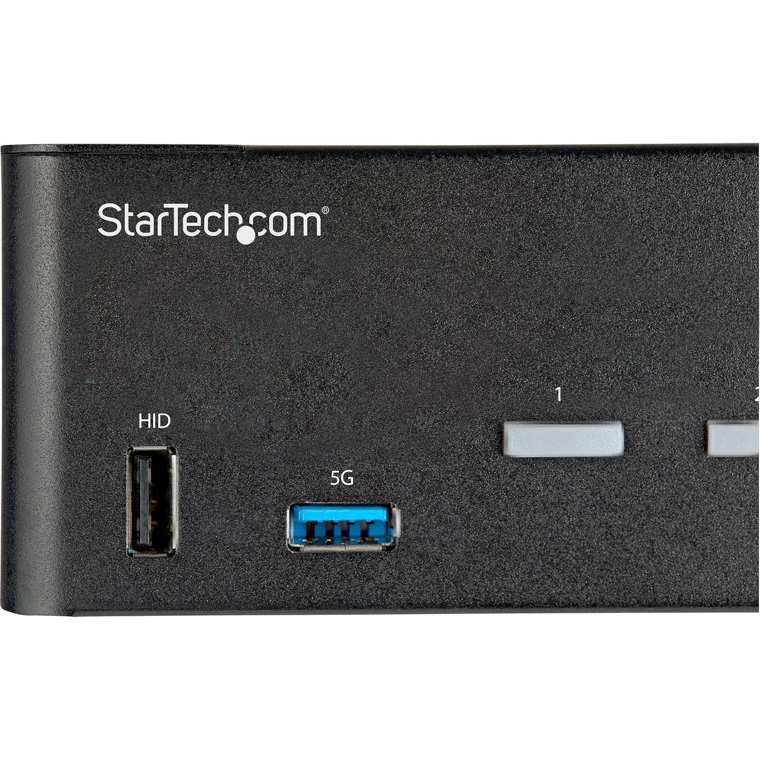 Interruptor KVM Doble Monitor HDMI 4K StarTech.com 2 Puertos