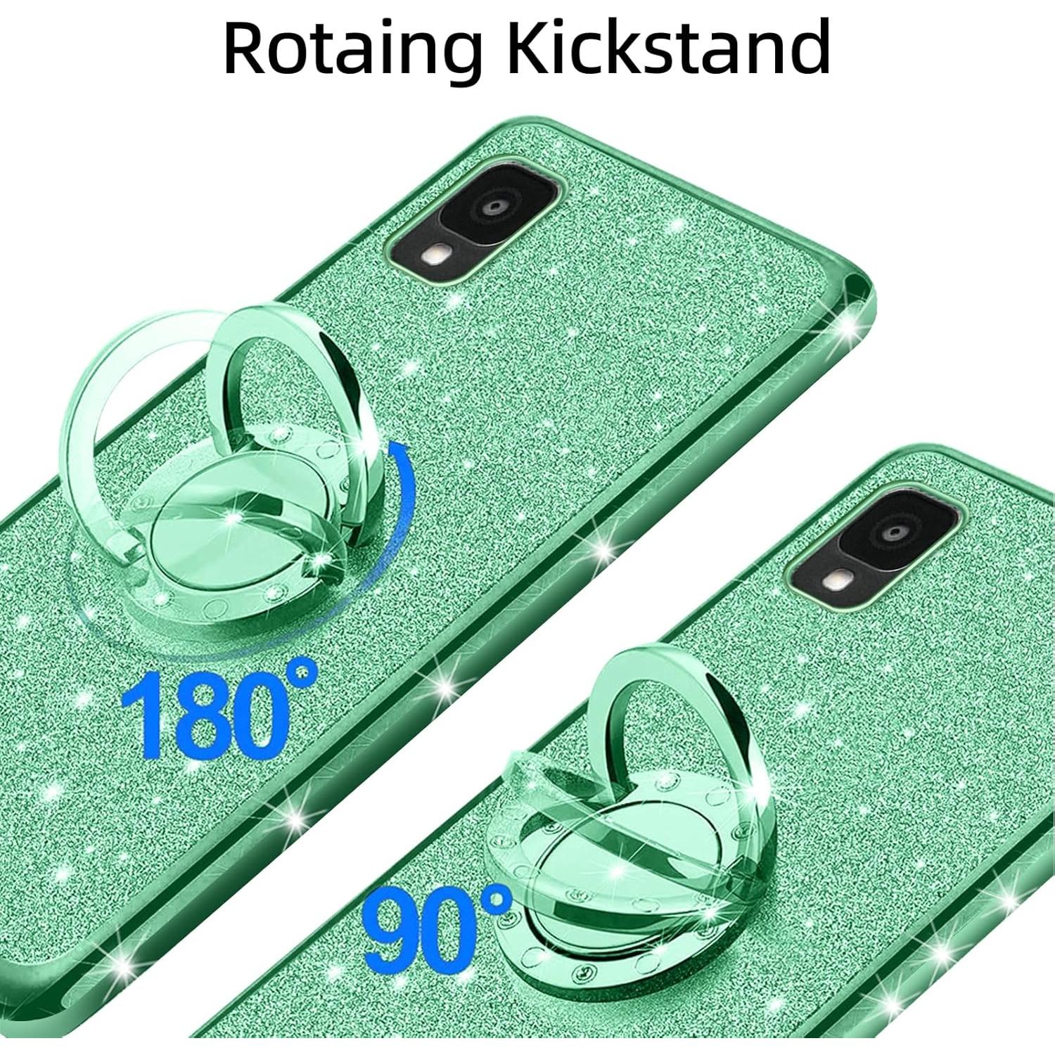 Funda Brillante KuDiNi para Alcatel TCL 30 Z T602DL Verde