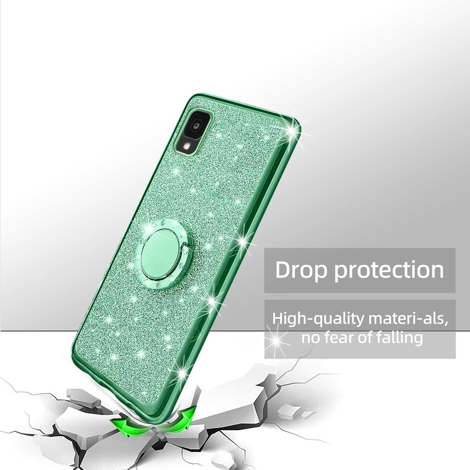 Funda Brillante KuDiNi para Alcatel TCL 30 Z T602DL Verde