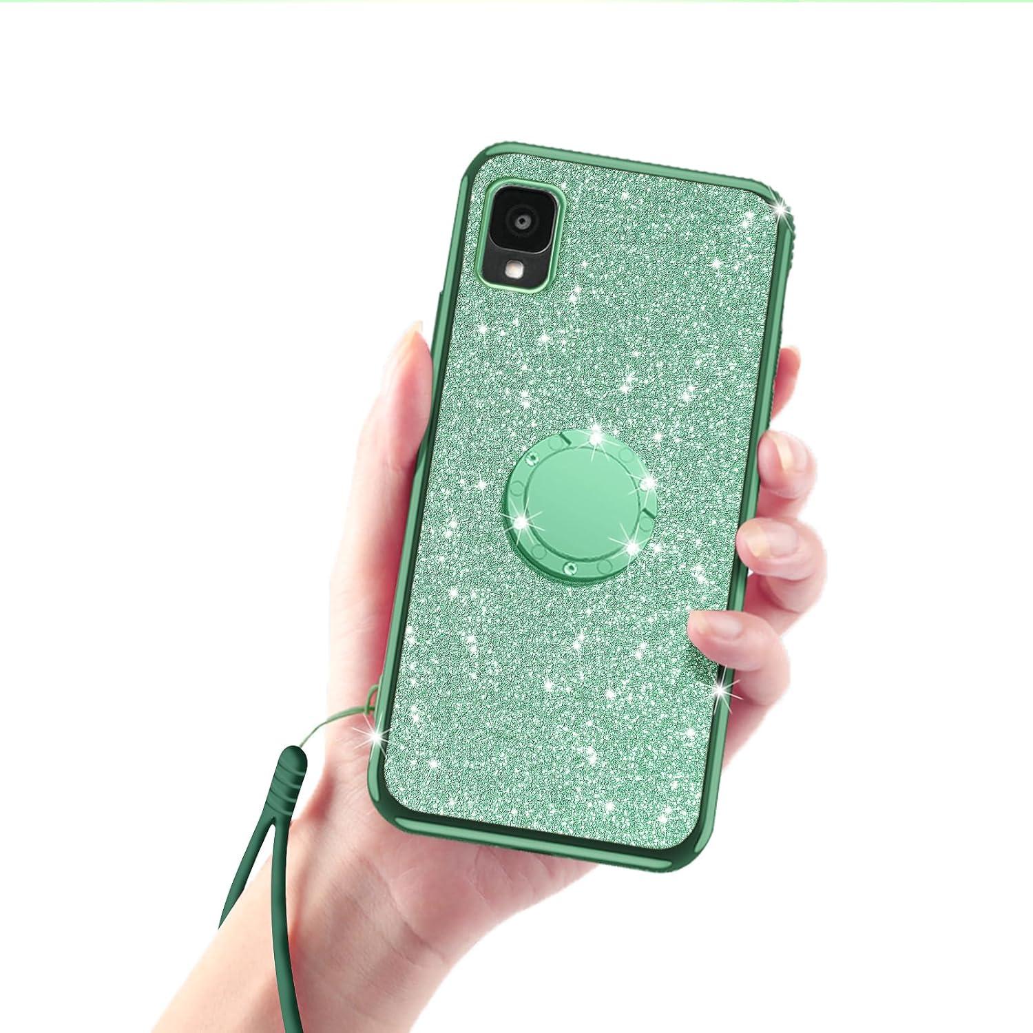 Funda Brillante KuDiNi para Alcatel TCL 30 Z T602DL Verde