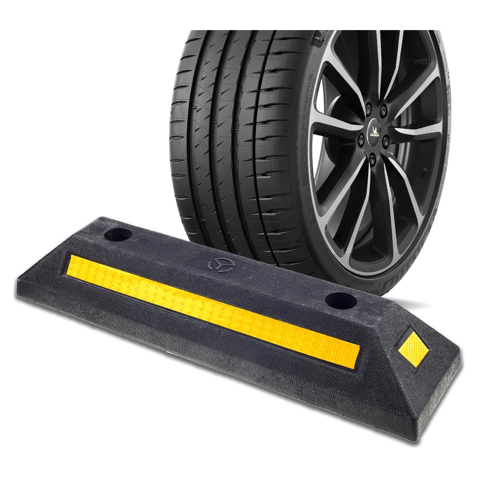 Tope de Estacionamiento de Goma Genubi 52.7x14.6cm 1PC