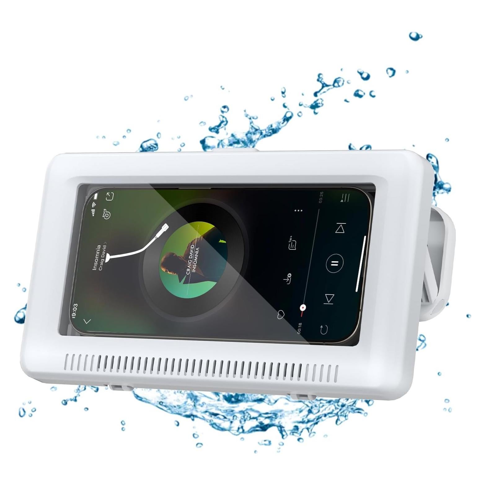 Soporte para Teléfono de Ducha Impermeable Geyrut 360° Ajustable