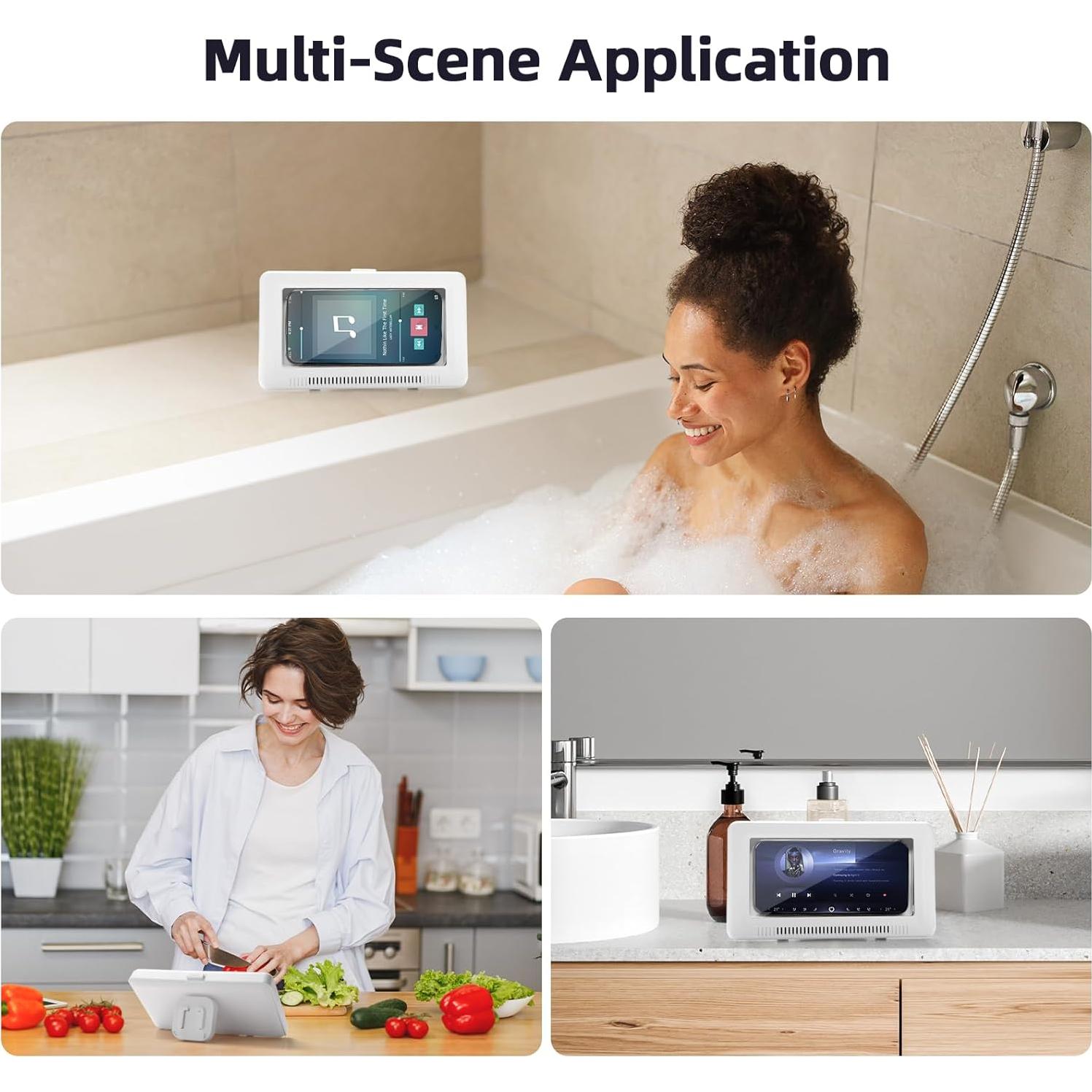 Soporte para Teléfono de Ducha Impermeable Geyrut 360° Ajustable