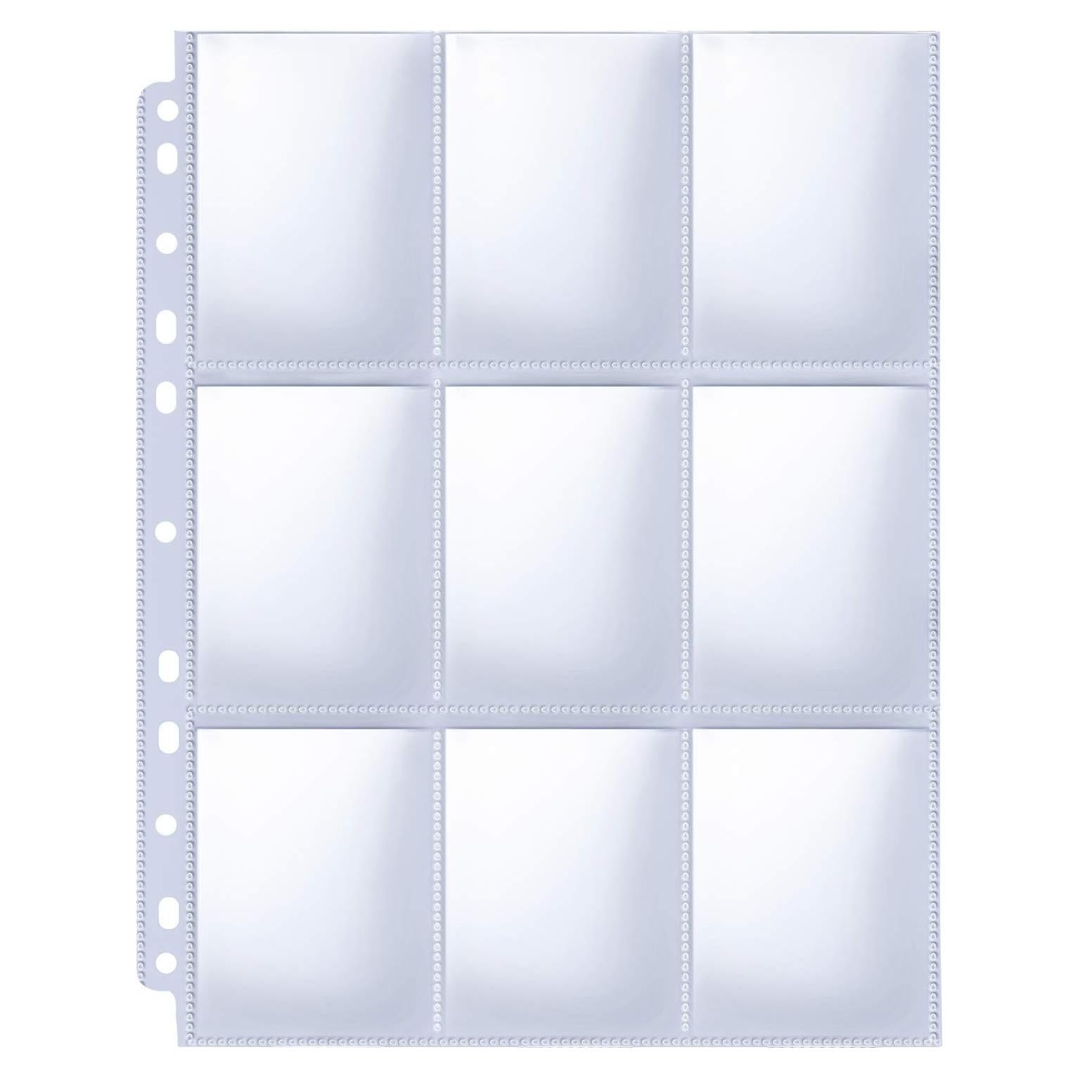 Fundas para Cartas HERKKA 100 Páginas 9 Bolsillos Transparente