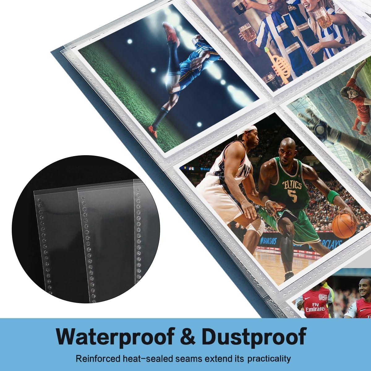 Fundas para Cartas HERKKA 100 Páginas 9 Bolsillos Transparente