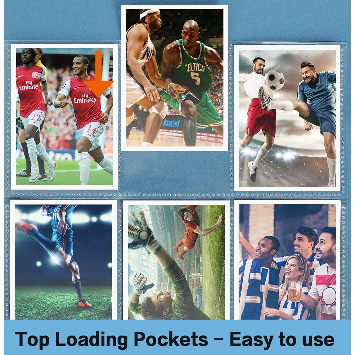 Fundas para Cartas HERKKA 100 Páginas 9 Bolsillos Transparente