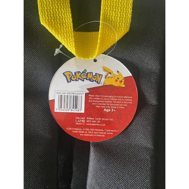 Conjunto Mochila Pokémon 4 Piezas Niños - Estuche, Botella, Almuerzo