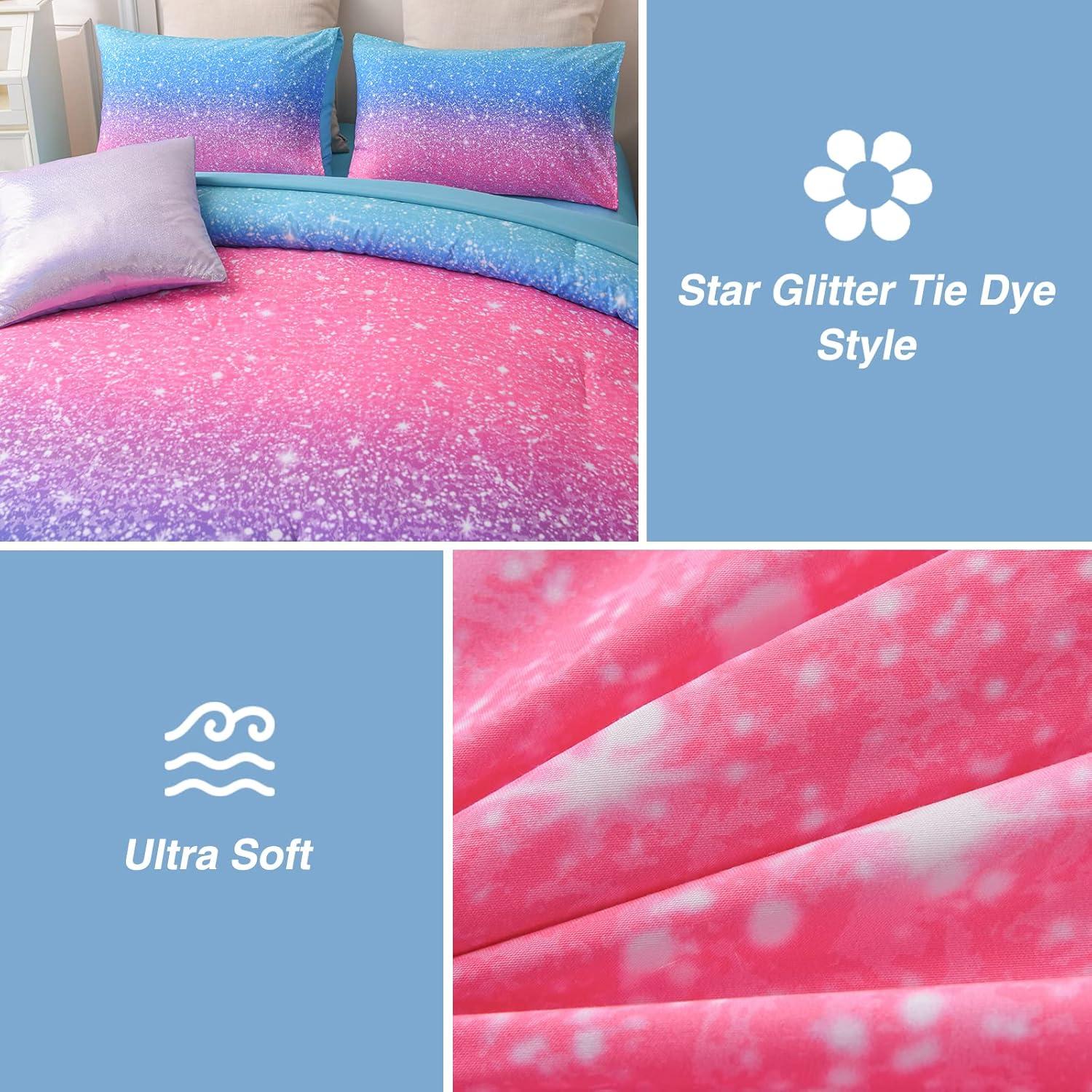 Juego de Ropa de Cama Completo 6 Piezas Un Buen Noche Azul