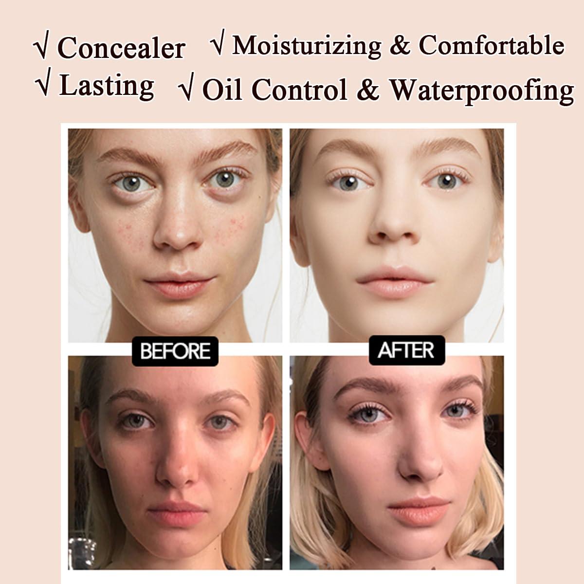 Crema CC Air Cushion Nvyue 20g Tono Marfil Hidratante