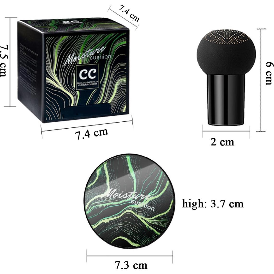 Crema CC Air Cushion Nvyue 20g Tono Marfil Hidratante