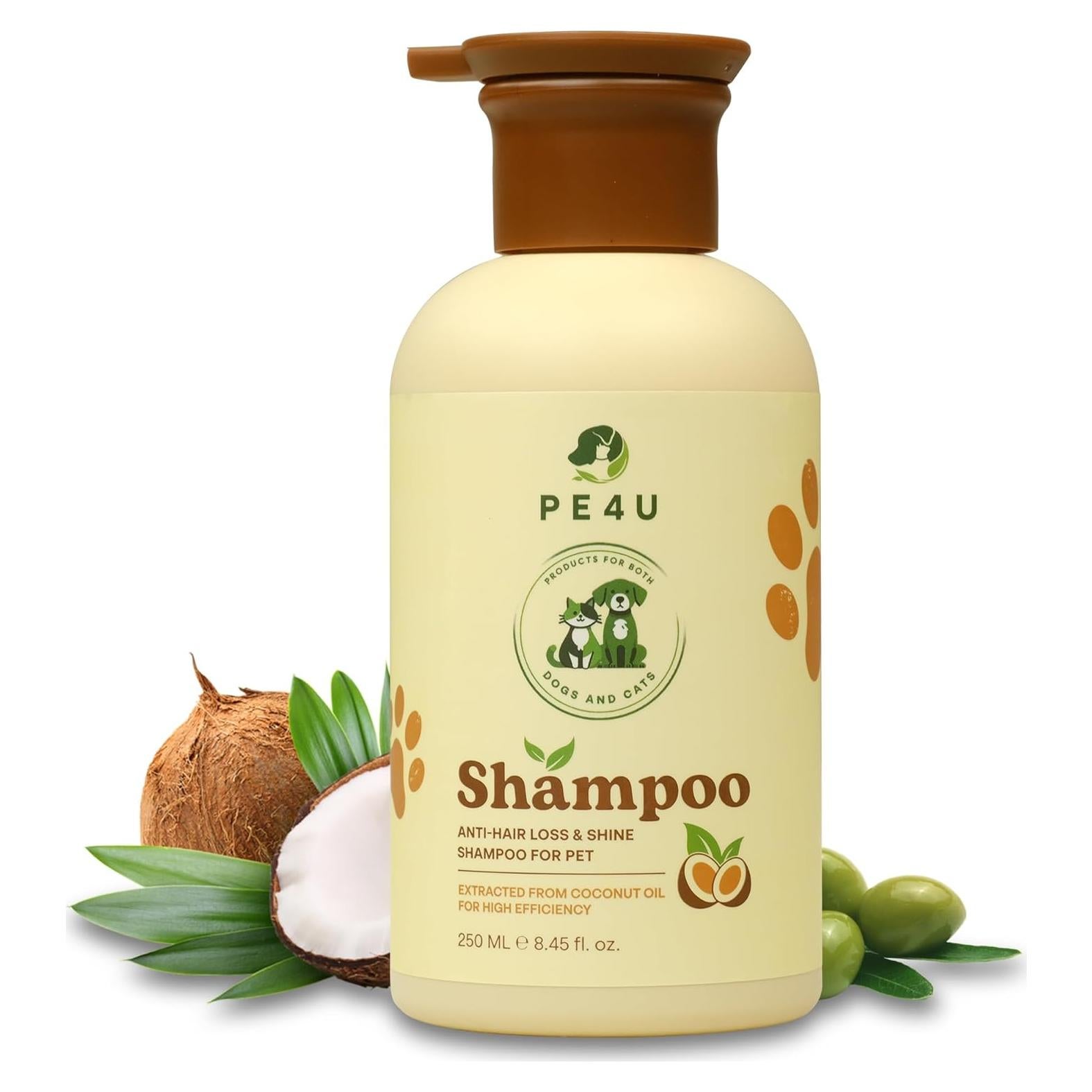 Champú Natural Anticaída HGF 250 ml para Perros y Gatos