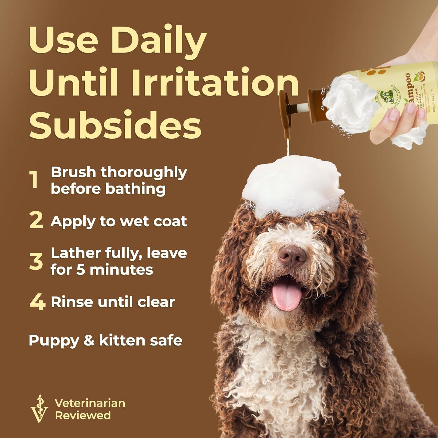 Champú Natural Anticaída HGF 250 ml para Perros y Gatos