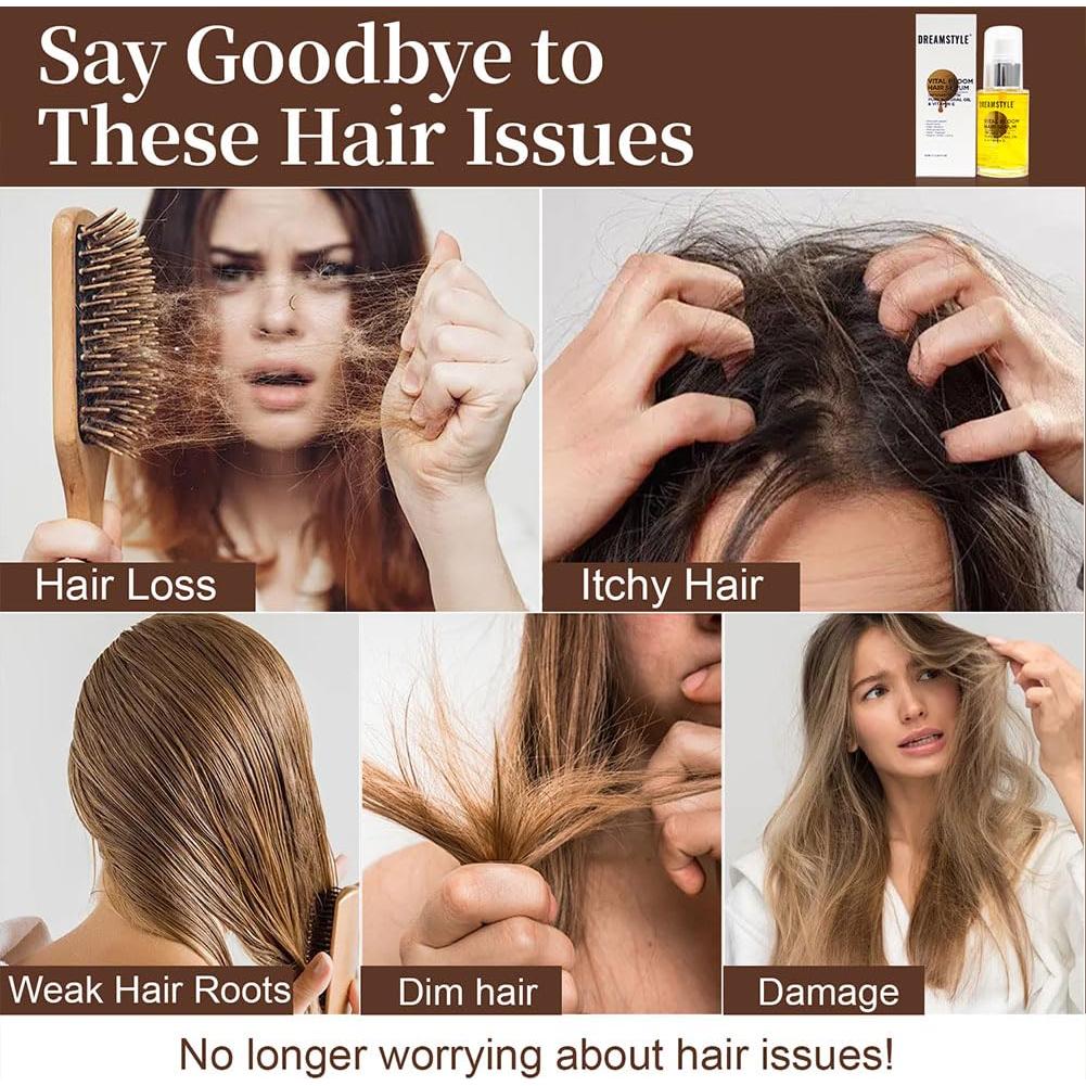 Suero Capilar Vital Bloom DREAMSTYLE 59.87 ml - Hidratante y Brillo