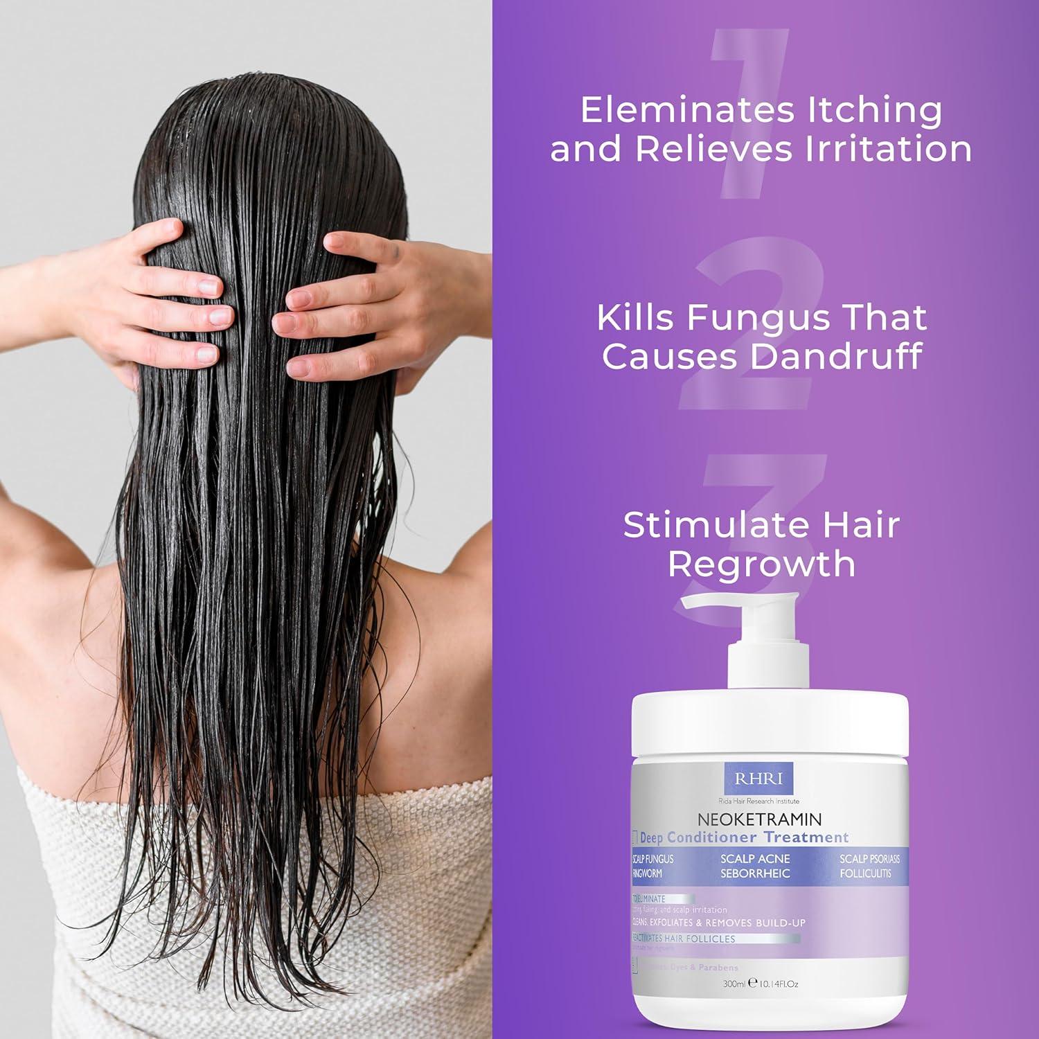 Acondicionador Profundo Antifúngico Rida 348g - Psoriasis y Caspa