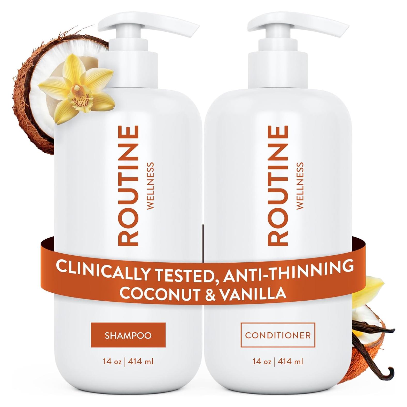 Conjunto Champú y Acondicionador Routine Wellness 2x400ml Biotina