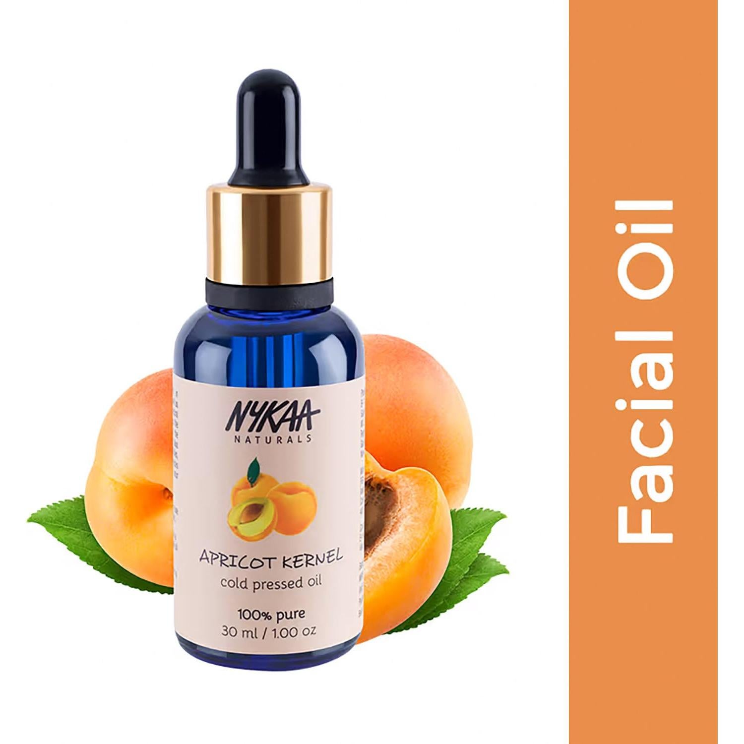 Aceite de Hueso de Albaricoque Nykaa Naturals 28.5 g - Facial y Cabello