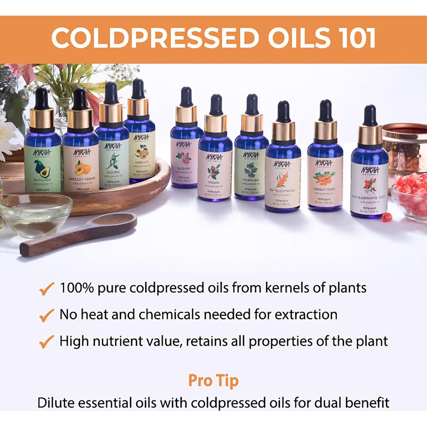 Aceite de Hueso de Albaricoque Nykaa Naturals 28.5 g - Facial y Cabello