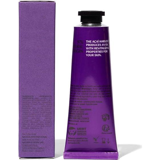 Crema de Manos Açaí Natura 40g - Hidratante Vegano Rápida Absorción