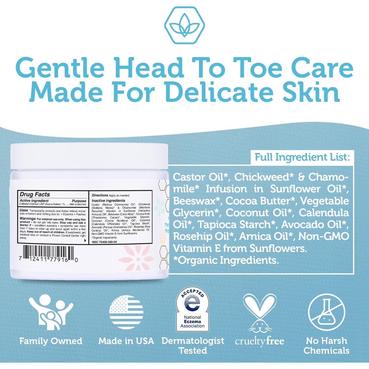 Ungüento Curativo Era Organics 113.4g para Bebés - Eccema