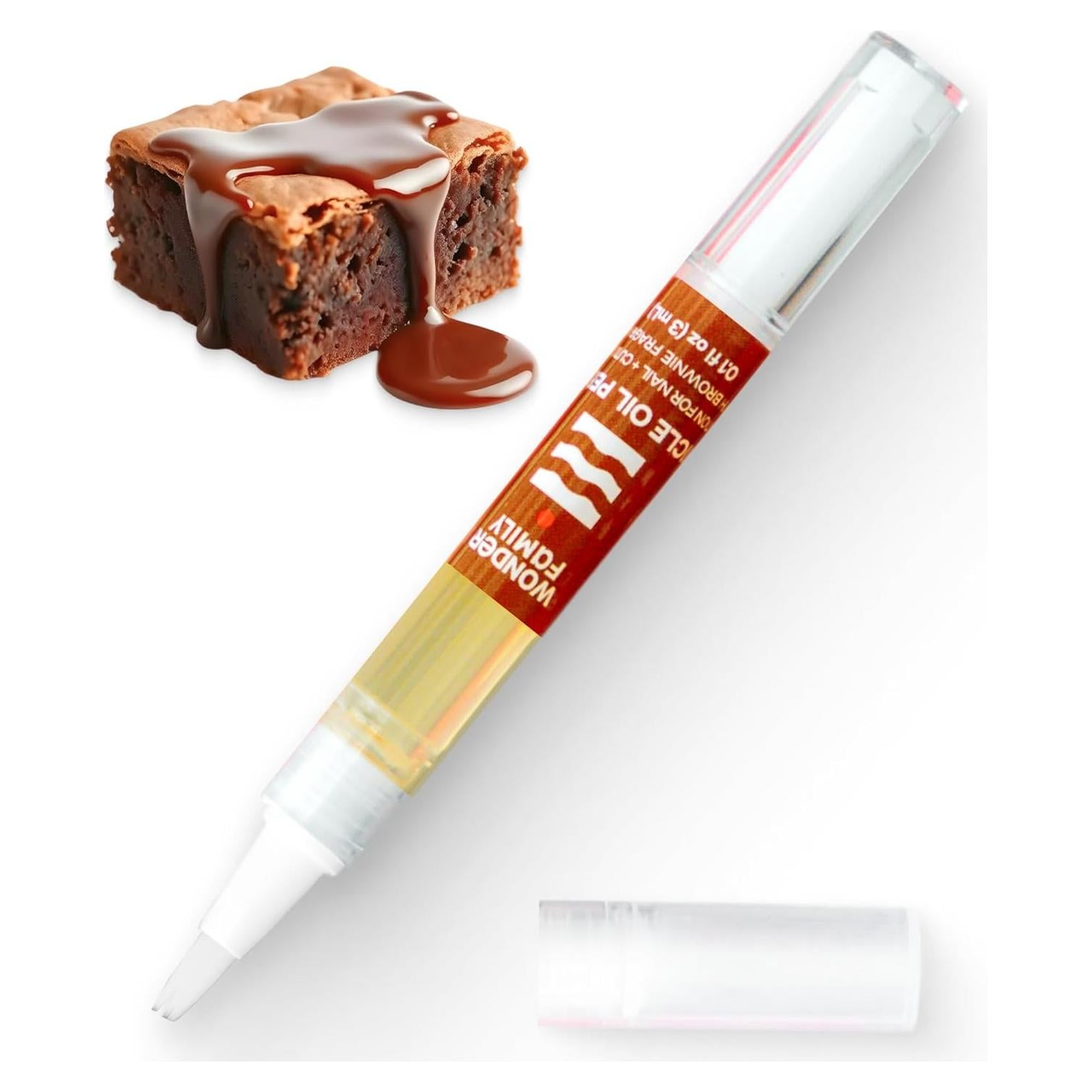 Bolígrafo Aceite para Uñas WONDER FAMILY 11.34g Aroma Brownie