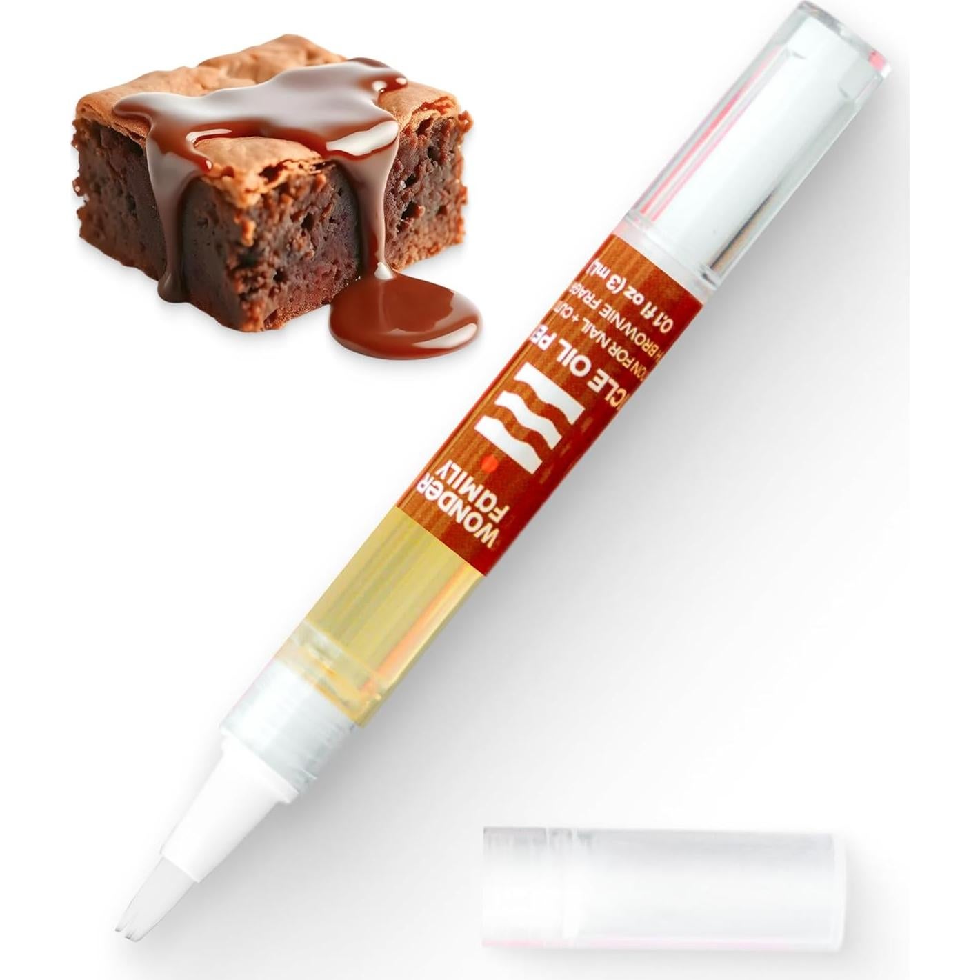 Bolígrafo Aceite para Uñas WONDER FAMILY 11.34g Aroma Brownie