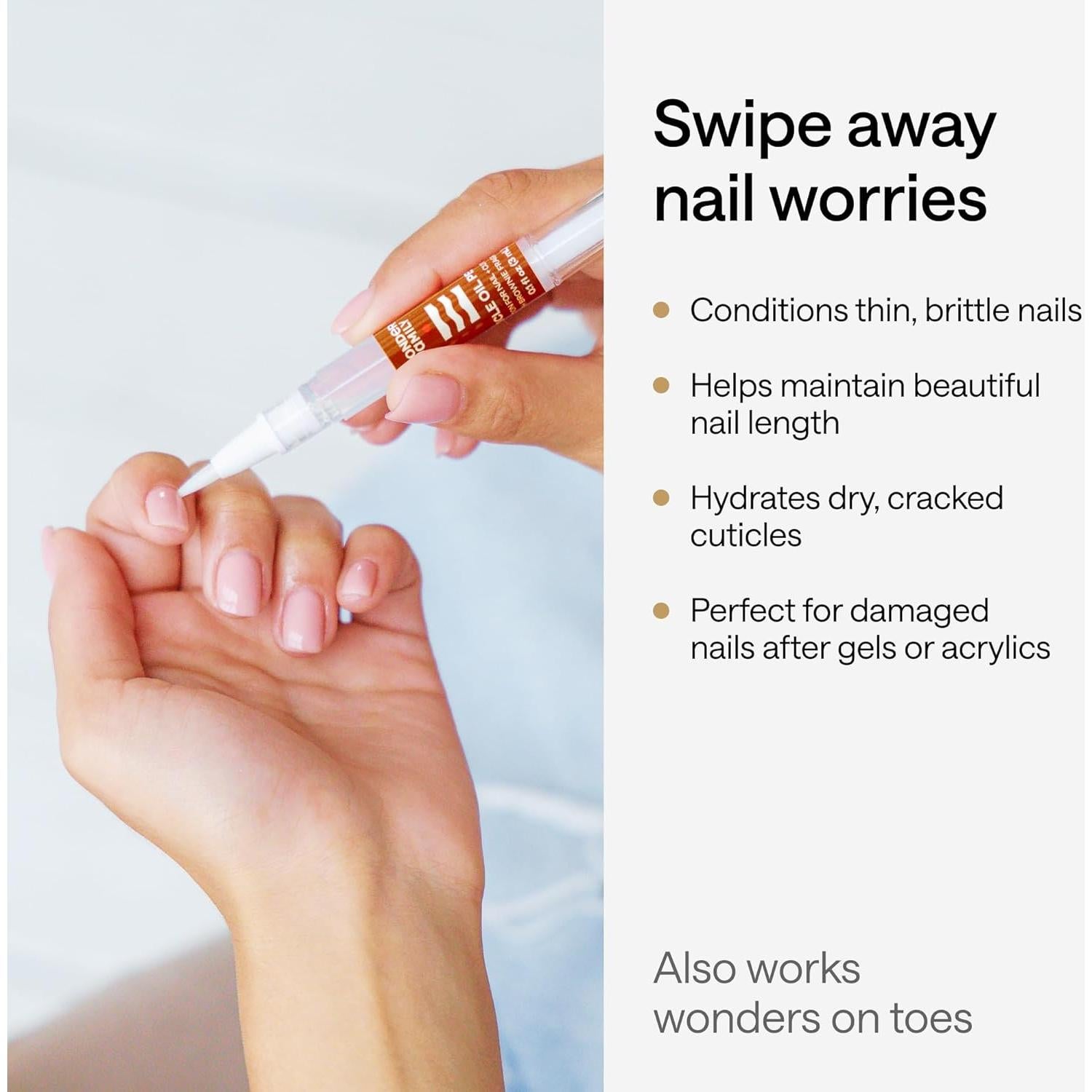 Bolígrafo Aceite para Uñas WONDER FAMILY 11.34g Aroma Brownie