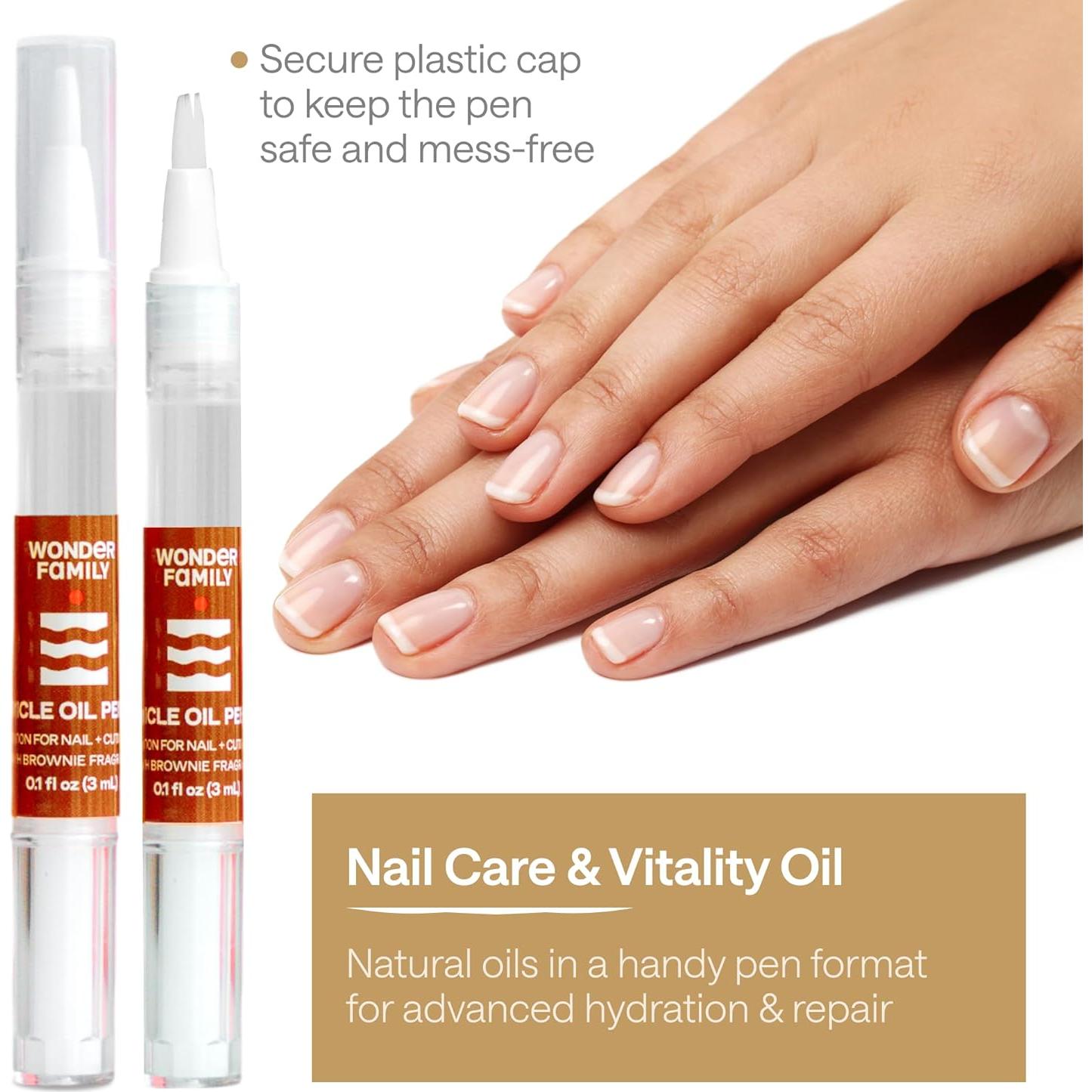 Bolígrafo Aceite para Uñas WONDER FAMILY 11.34g Aroma Brownie