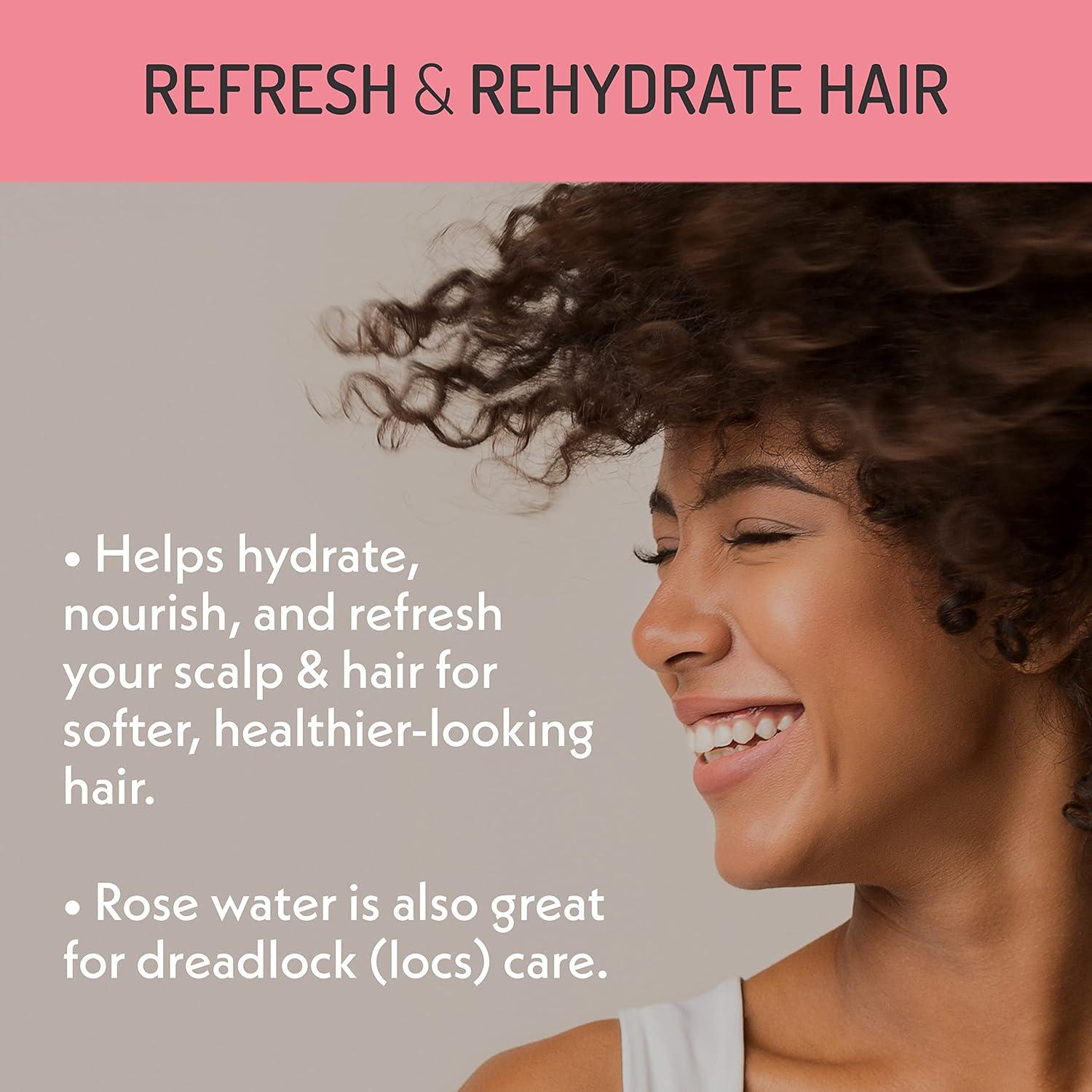 Eve Hansen Spray de Agua de Rosa Orgánico 113.4 g - Tónico Facial y Capilar