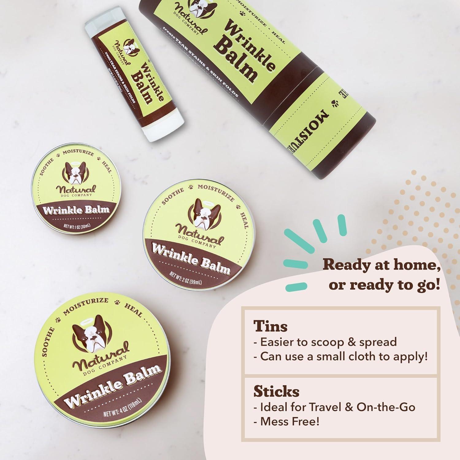 Bálsamo Natural para Arrugas de Perro 4.25 g - Natural Dog