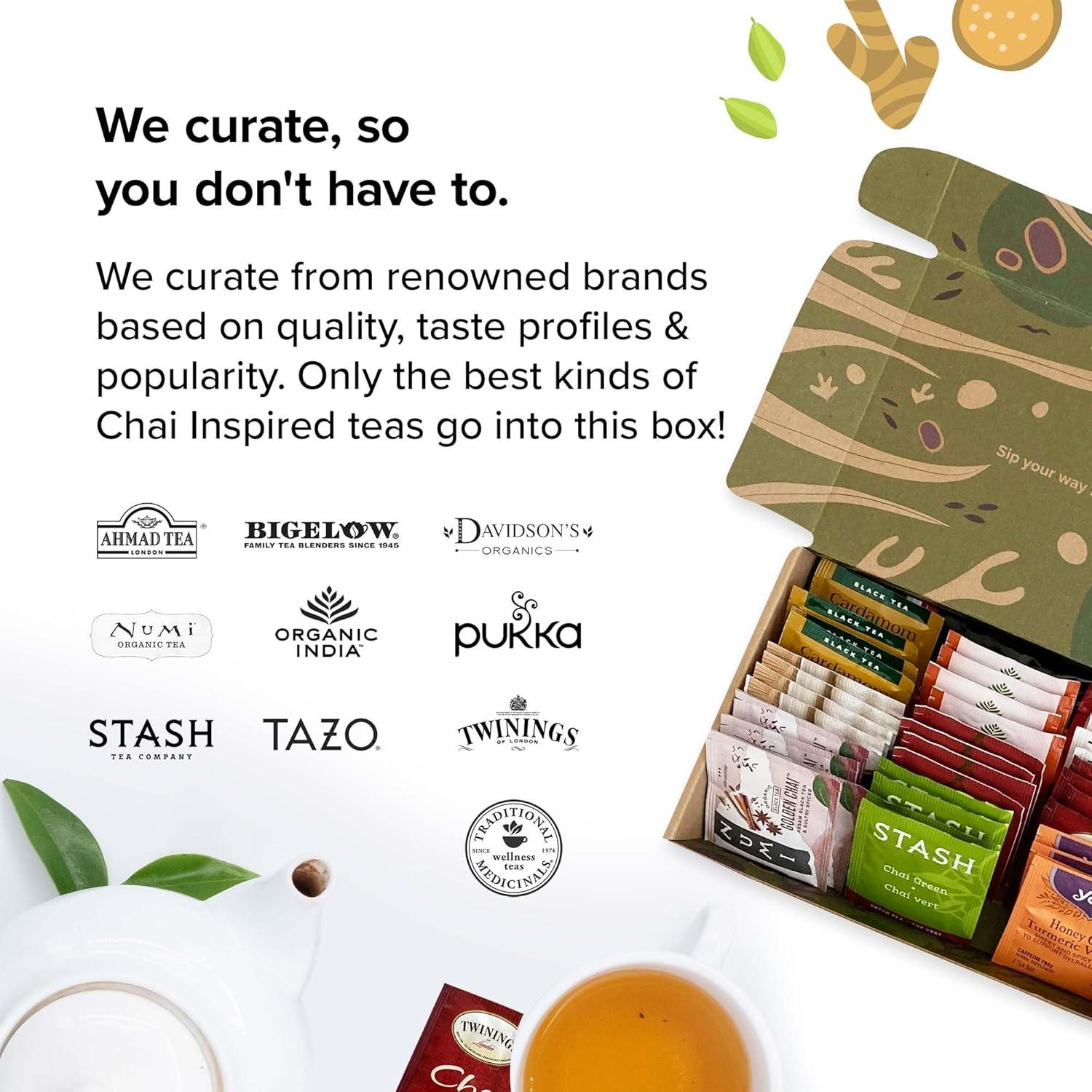 Set de Muestra de Té Chai Sippingly - 40 Bolsitas Naturales