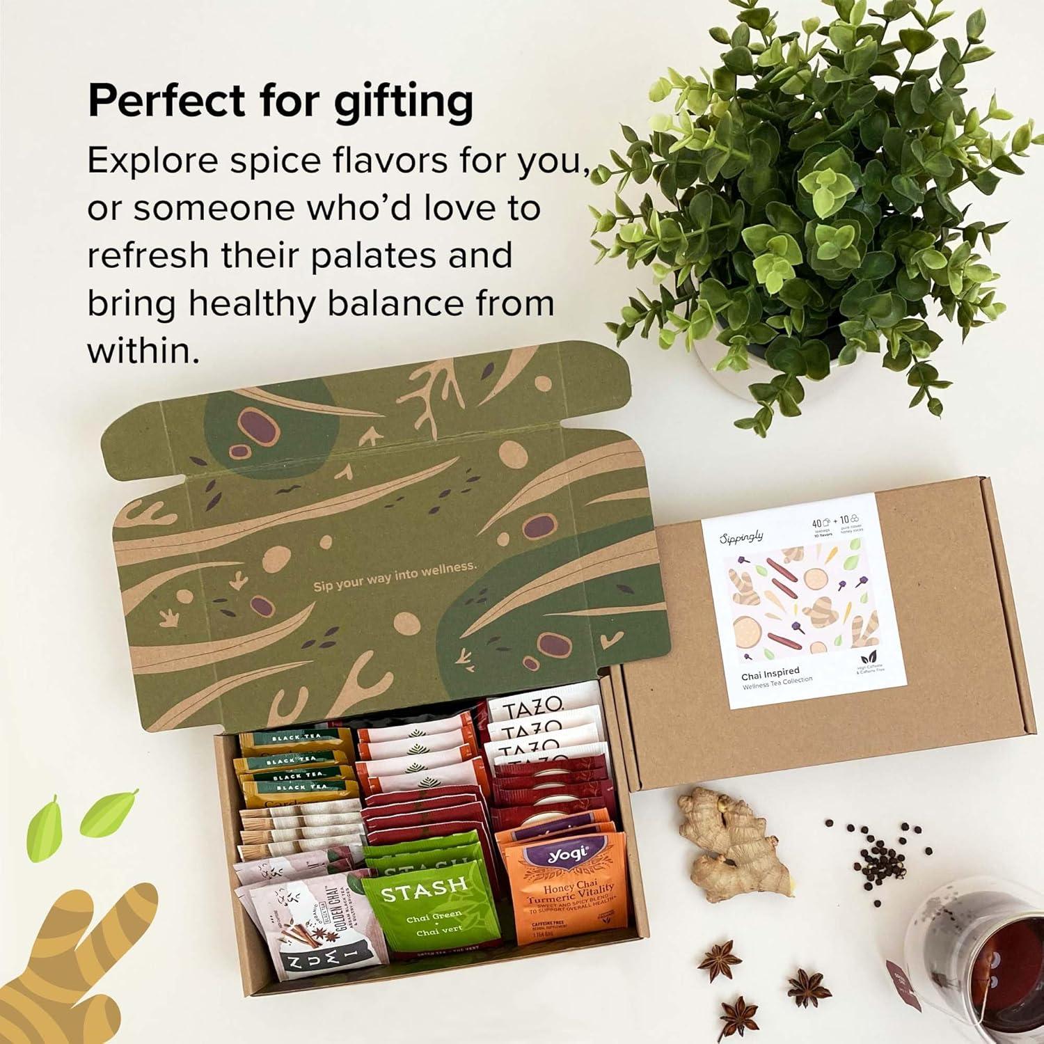 Set de Muestra de Té Chai Sippingly - 40 Bolsitas Naturales