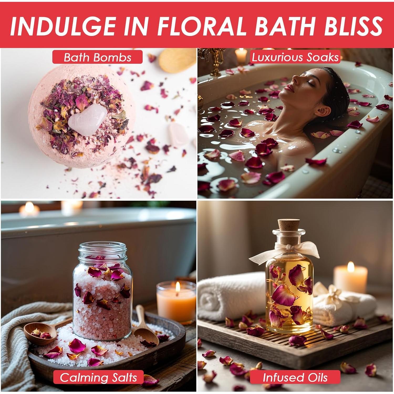 Pétalos de Rosa Secos Orgánicos Cure Wid Pure 113.4g - Comestibles