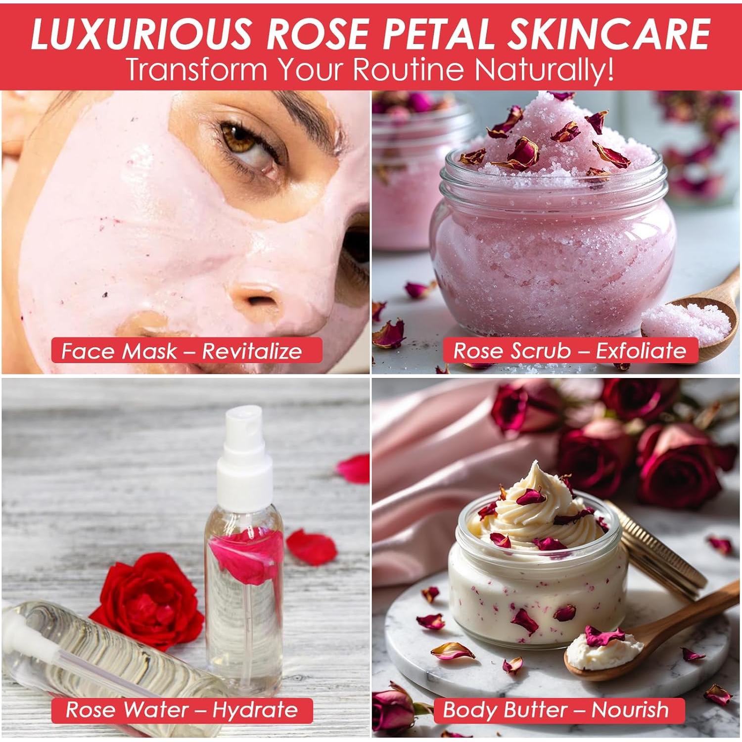 Pétalos de Rosa Secos Orgánicos Cure Wid Pure 113.4g - Comestibles