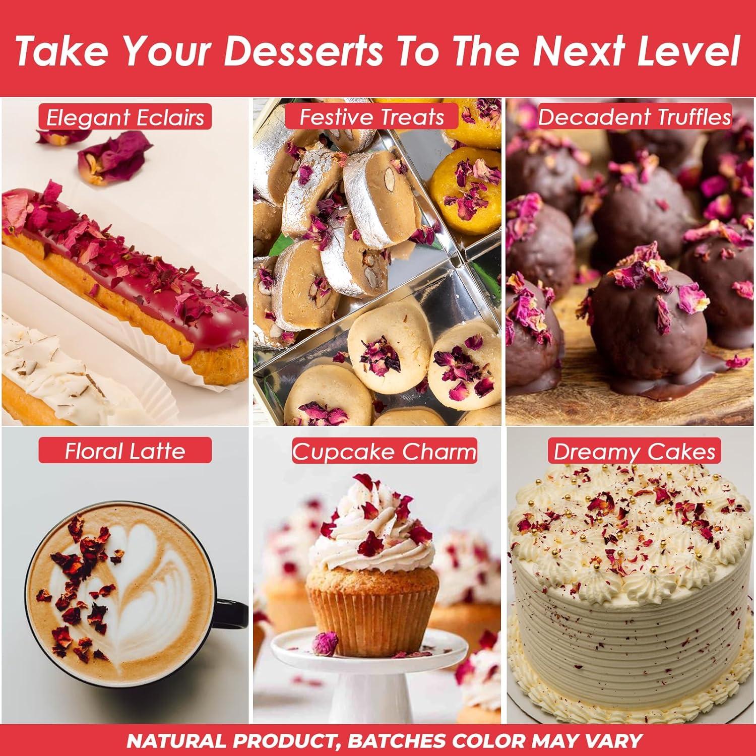 Pétalos de Rosa Secos Orgánicos Cure Wid Pure 113.4g - Comestibles