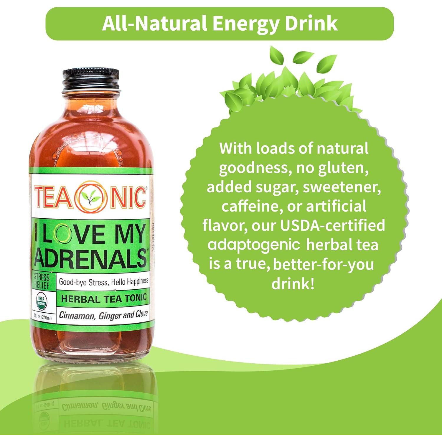 Té Detox Herbal Teaonic Amo Mis Glándulas Suprarrenales 12x240ml