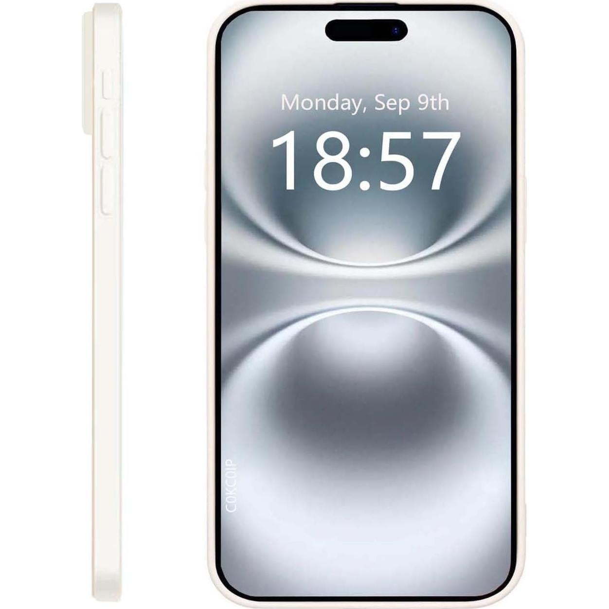 Funda para iPhone 16 Pro Max ZERMU, Silicona TPU, Diseño Fútbol