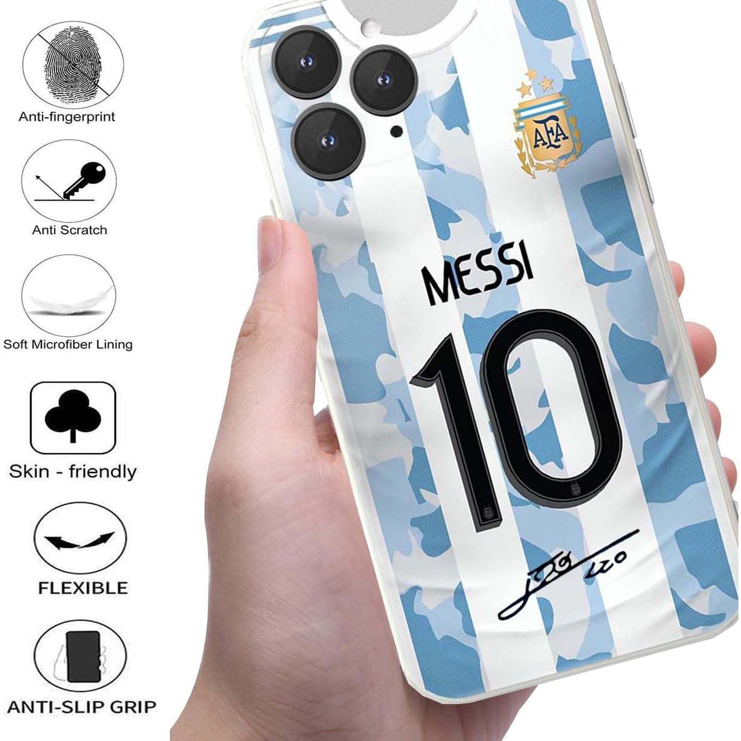 Funda para iPhone 16 Pro Max ZERMU, Silicona TPU, Diseño Fútbol