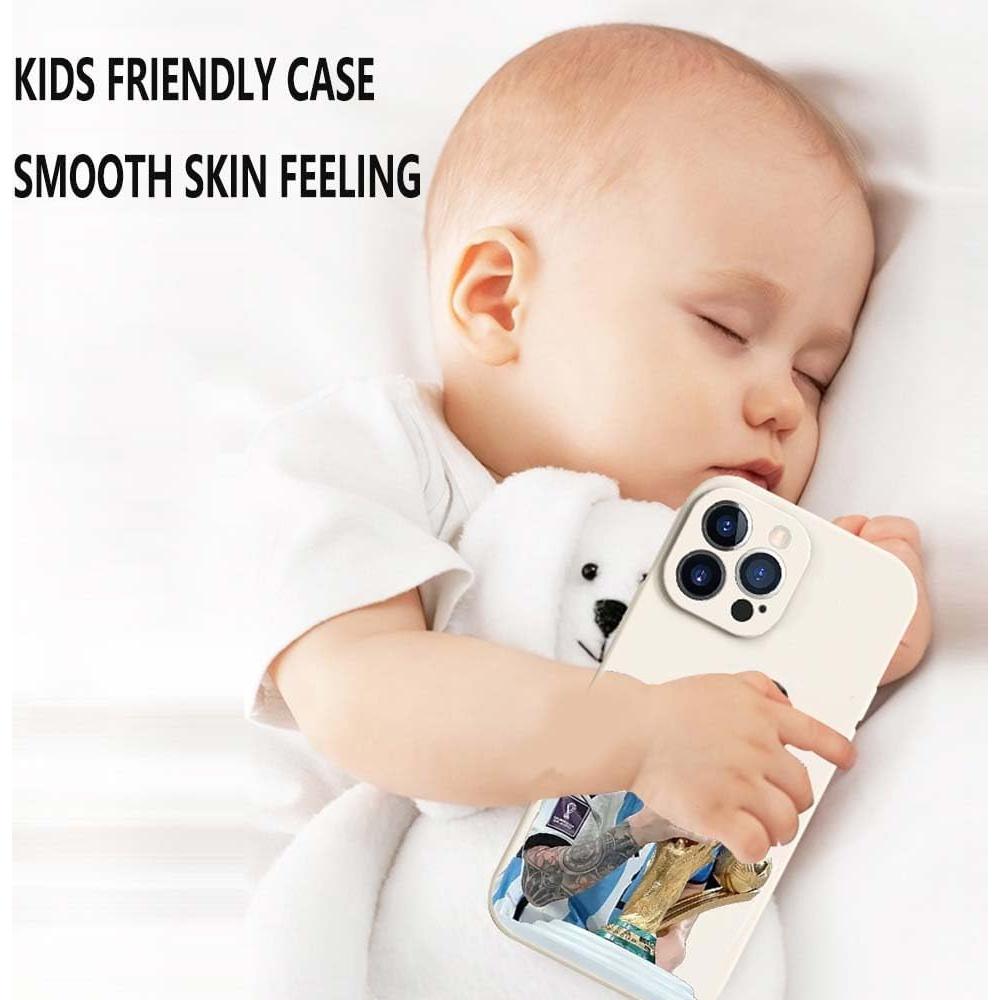 Funda para iPhone 16 Pro Max ZERMU, Silicona TPU, Diseño Fútbol