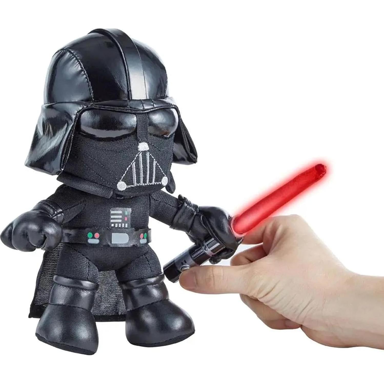 Personaje de Peluche Darth Vader Mattel 19.05 cm con Sable de Luz